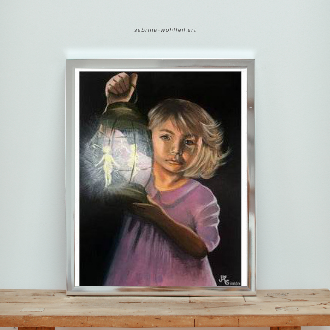 Limitierte Auflage Fine Art Print Giclée Kunstdruck, Kunstwerk Free Your Magic von Künstlerin Sabrina Wohlfeil, exklusive Kunst online kaufen