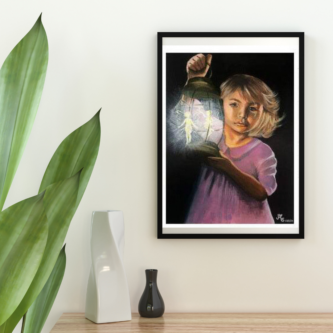 Limitierte Auflage Fine Art Print Giclée Kunstdruck "Free Your Magic" von Künstlerin Sabrina Wohlfeil, exklusive Kunst online kaufen.