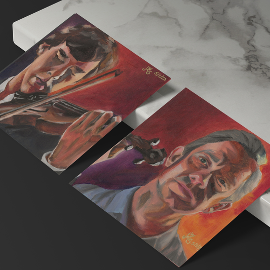 Sherlock und John Postkartenset | limited Glicée Druck Premium Papier