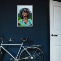 Handgemaltes Acryl Porträt auf Leinwand nach Deinem Foto – Bild 3