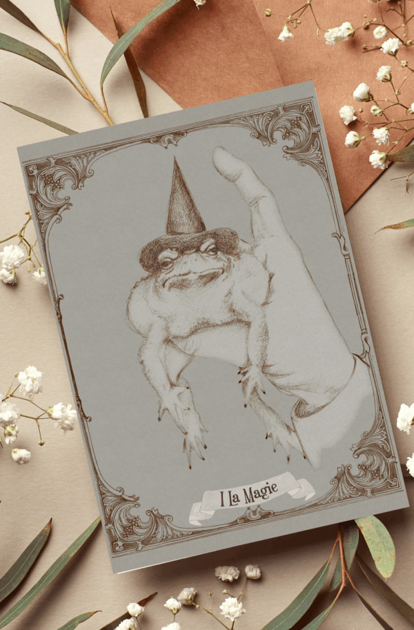Magische Postkarte Tarotmotiv "La Magie"- Fine Art Print Qualität