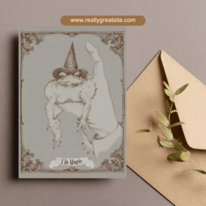 Magische Postkarte Tarotmotiv "La Magie"- Fine Art Print Qualität – Bild 3