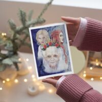 Limitiert - Fine Art Postkarte Tarotmotiv "Die Hohepriesterin" – Bild 6