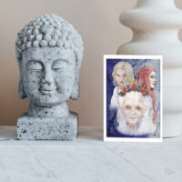 Limitiert - Fine Art Postkarte Tarotmotiv "Die Hohepriesterin" – Bild 8