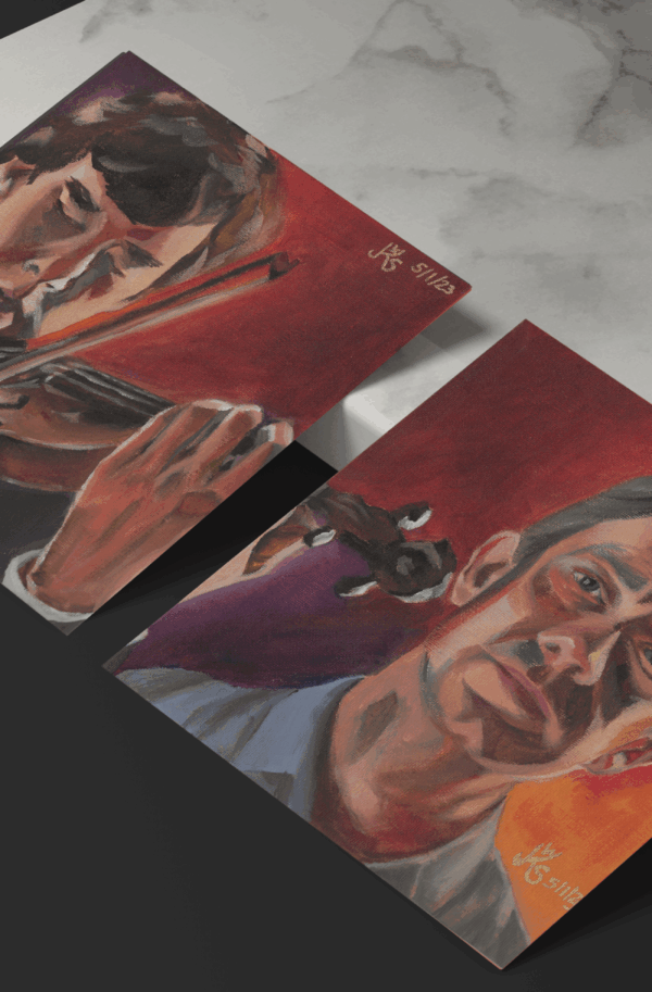 Limitiert - Fine Art Contemporary Postkartenset "Holmes & Watson"