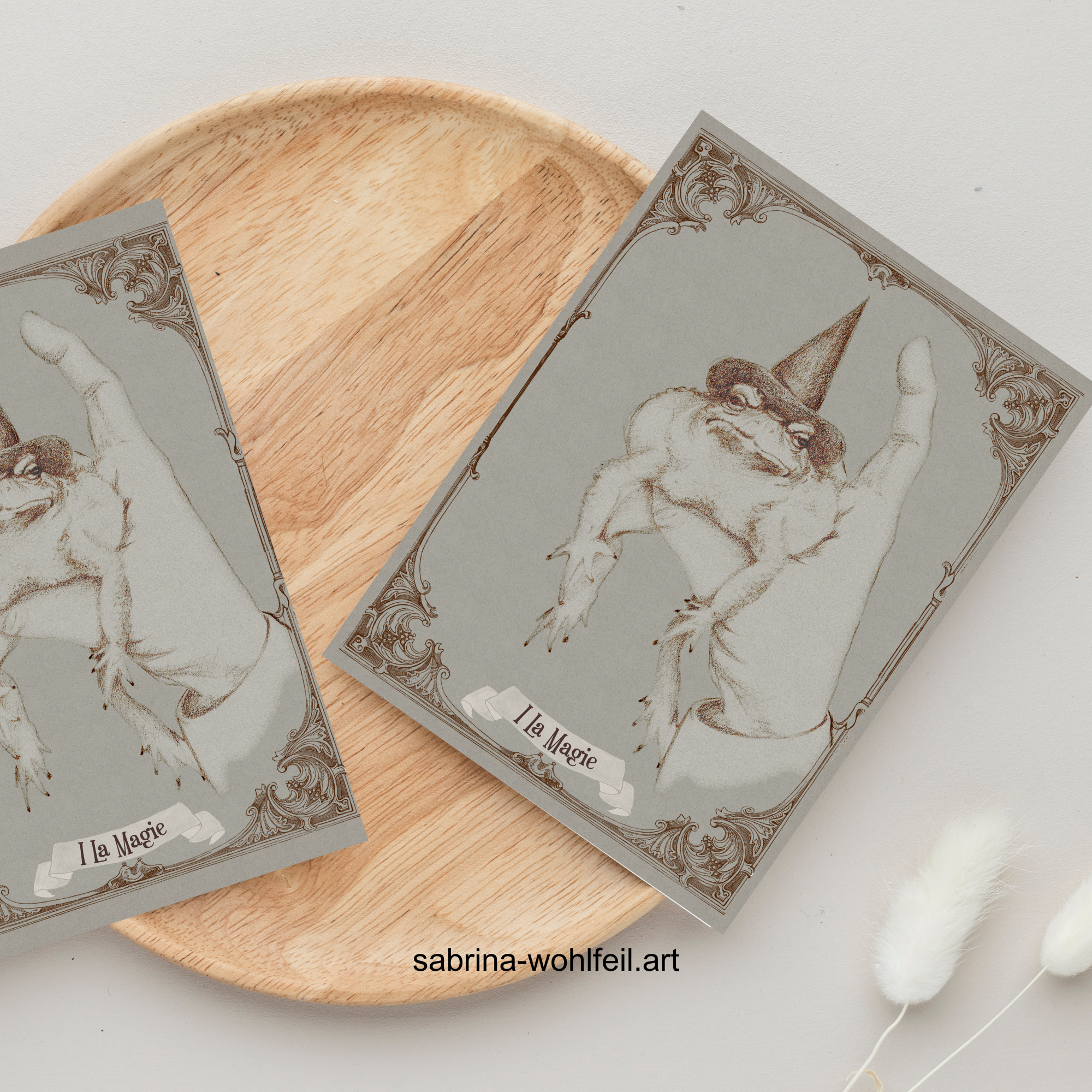 Magische Postkarte Tarotmotiv "La Magie"- Fine Art Print Qualität – Bild 6