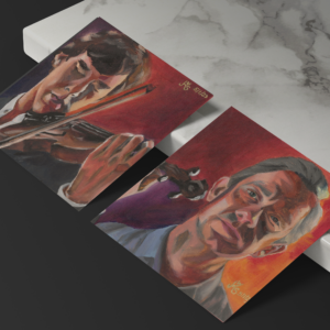 Limitiert - Fine Art Contemporary Postkartenset "Holmes & Watson"