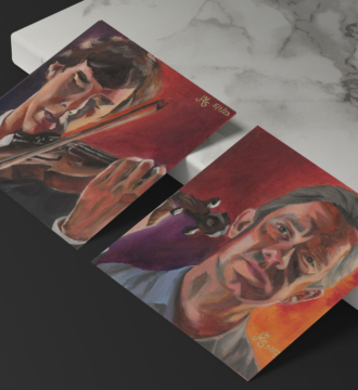 Limitiert - Fine Art Contemporary Postkartenset "Holmes & Watson"