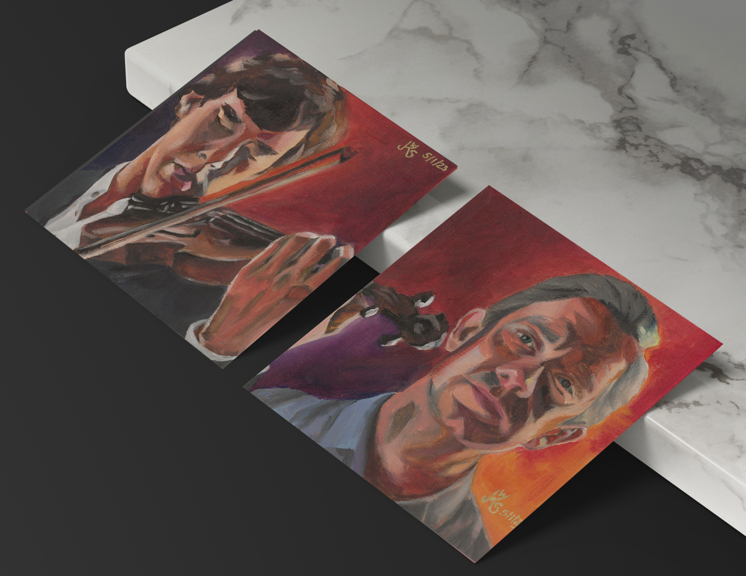 Limitiert - Fine Art Contemporary Postkartenset "Holmes & Watson"