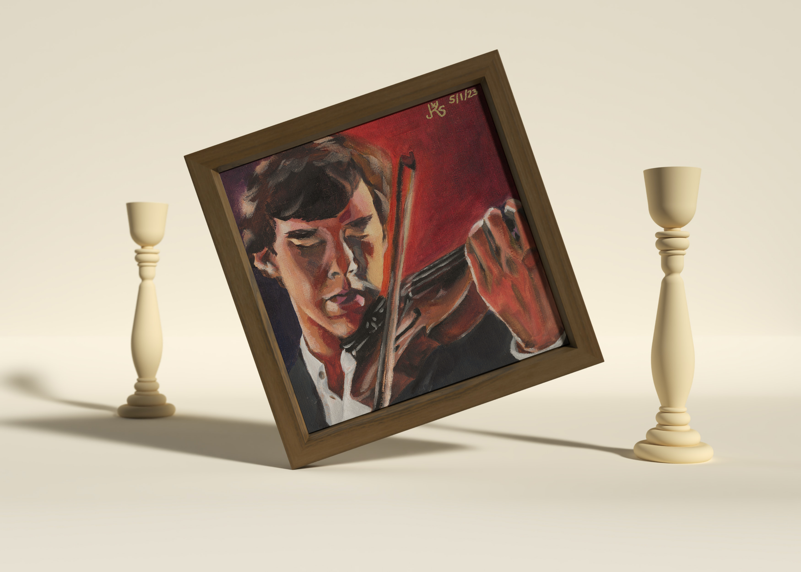 Limitiert - Fine Art Contemporary Postkartenset "Holmes & Watson" – Bild 2