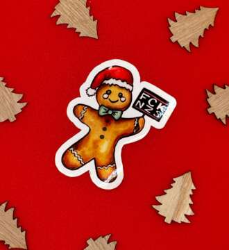 FCK NZS Lebkuchenmann Vinylsticker