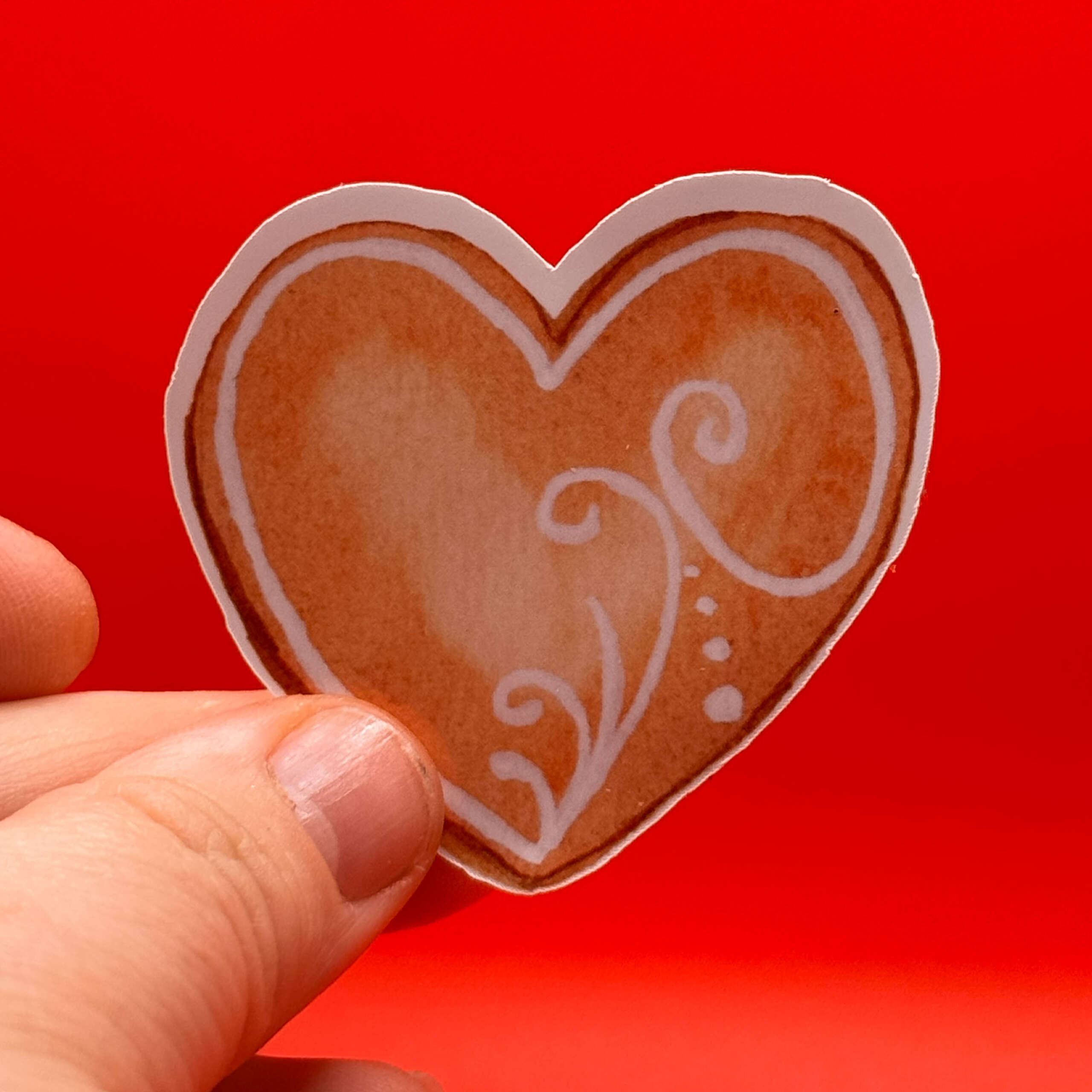 Lebkuchenherz Vinylsticker