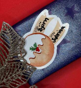 Lebkuchenkeks Geschenketikett Vinylsticker