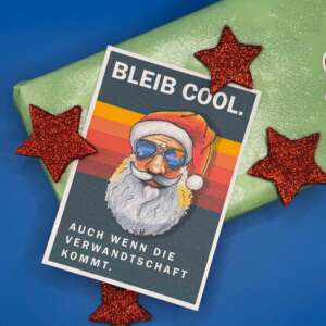 Bleib cool Weihnachtskarte
