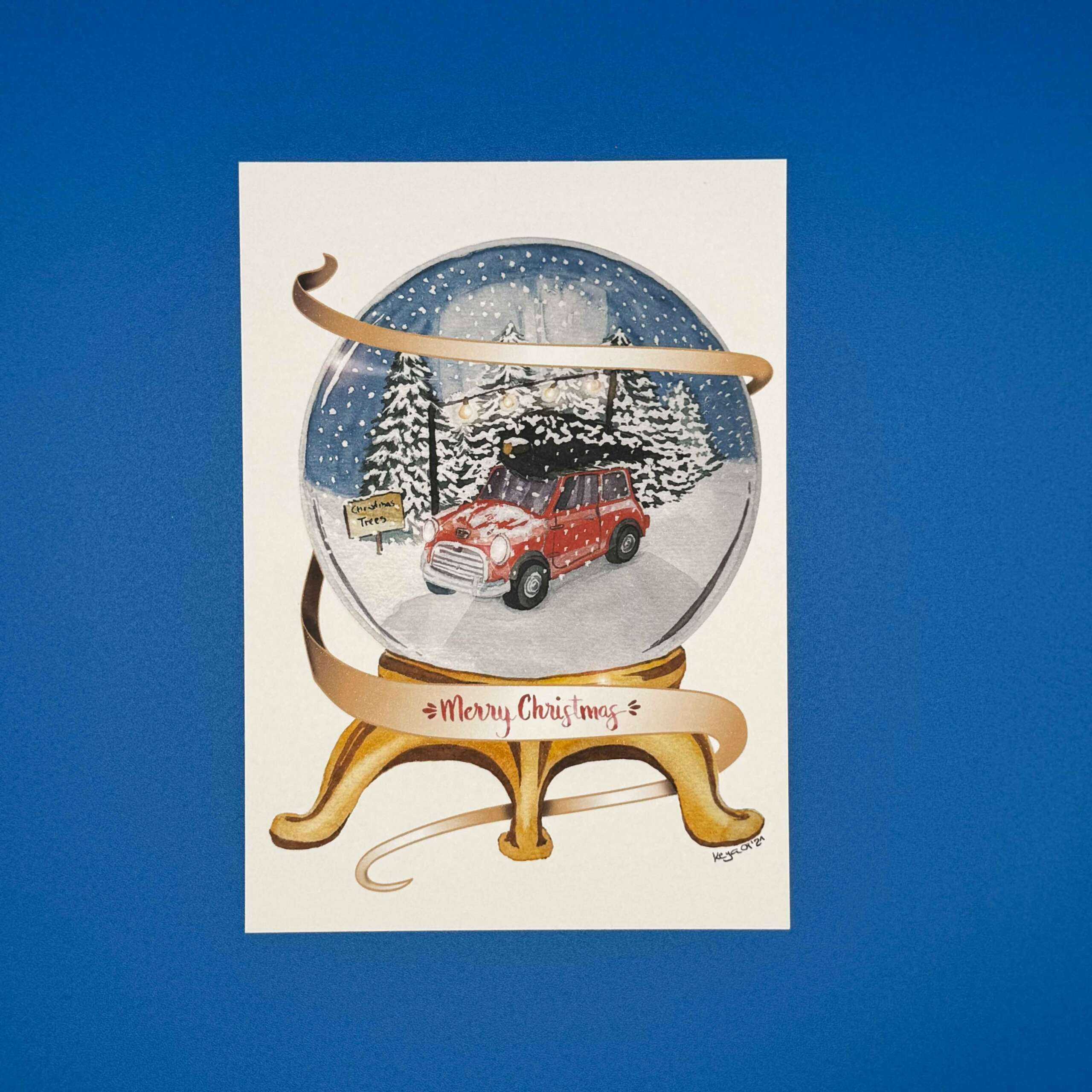 Mini Cooper in Schneekugel