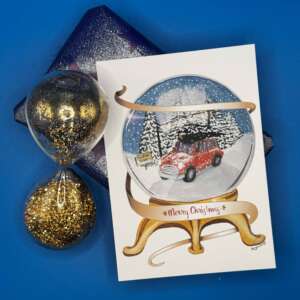 Mini Cooper in Schneekugel