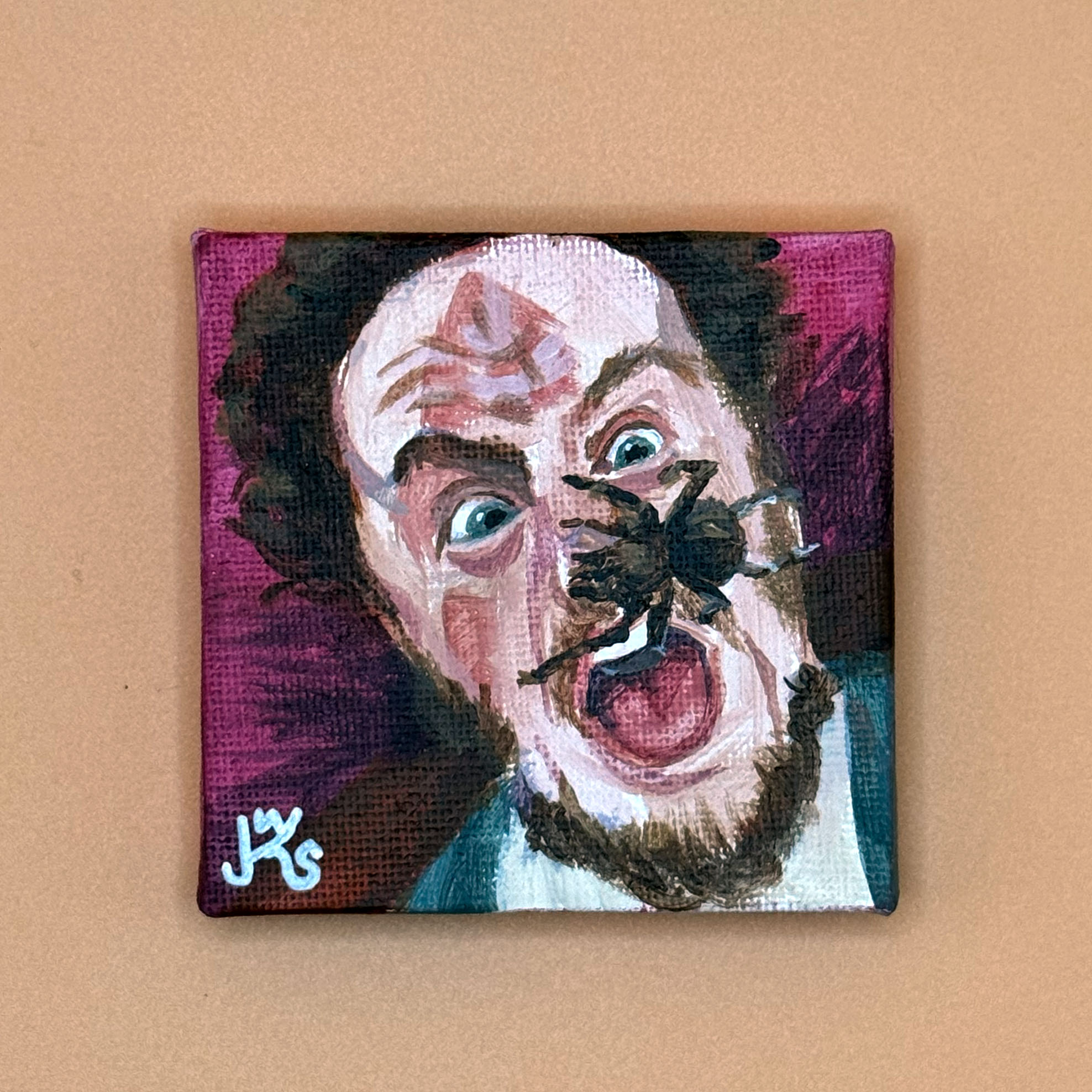 Mini Leinwand Weihnachtskunst Marv