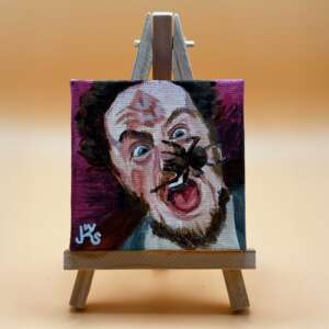 Mini Leinwand Weihnachtskunst Marv