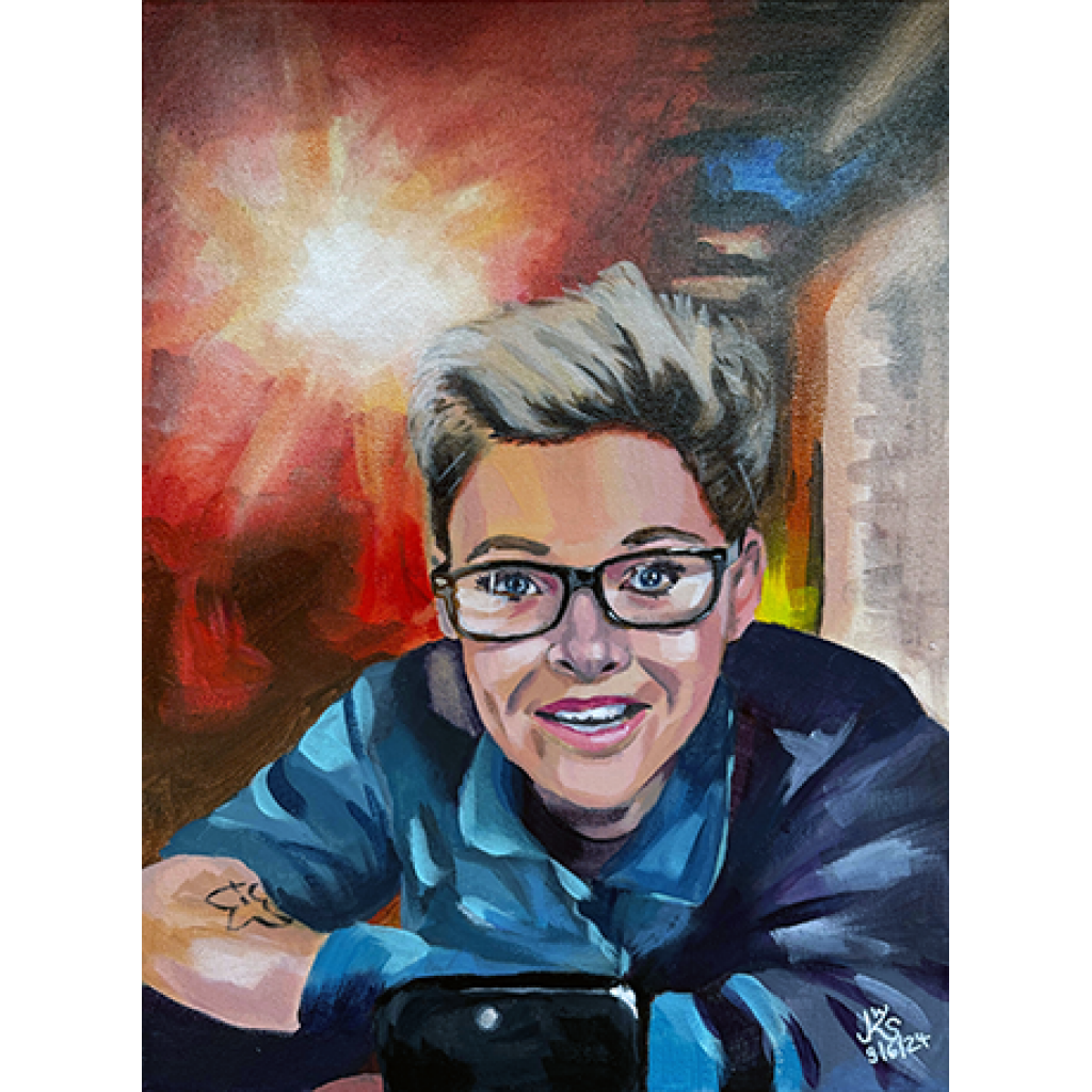 Klein aber oho! Kleinformatige Porträts in Acryl - Onlinekurs