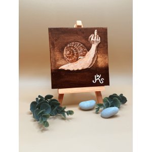 Introvert (Not Sorry) – Surreales Mini-Gemälde